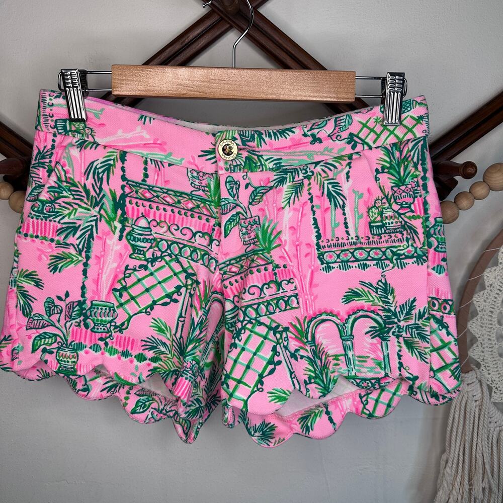 Lilly Pulitzer Always Worth It Tropical Print Shorts